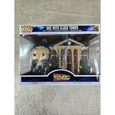 Juego de 15 figuras de vinilo Funko Pop Town Back to the Future Doc con torre del reloj