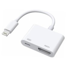  Apple MFi Certified Appleightning to HDMI Adapter for iPhone to TV, 1080P L
