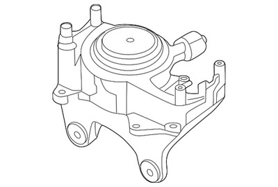 Genuine Nissan Insulator-Engine Mounting Left-hand 11220-6RC1C