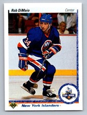 1990 Upper Deck Rob DiMaio #225b New York Islanders