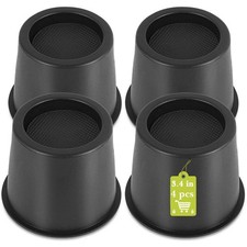 4 Pack Furniture Risers 4 Inch Bed Risers Heavy Duty for Table Desk Couch Chair