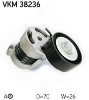 Riemenspanner Keilrippenriemen Rechts Oben SKF VKM 38236 FÜR BMW Spannarm