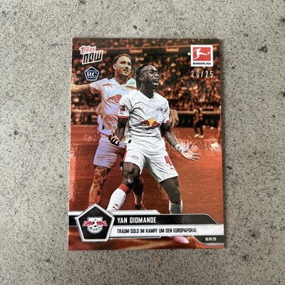Topps NOW Yan Diomande  20/25 Bundesliga - RB Leipzig - 2025/2026 - Card 174