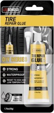 50G Tire Repair Glue, Sidewall Tire Repair Kit, Rubber Cement Tire Repair, Black