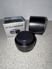 Focal MC 2X Tele Converter for Minolta MD Mount Lens with Box and Case Japan