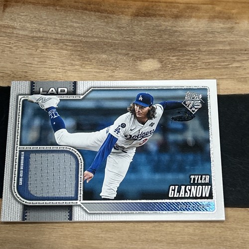 Game Used Mem - 2026 Topps Series 2 Baseball Tyler Glasnow #629 Dodgers (0771)
