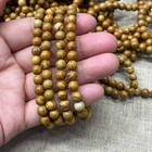 Wholesale 1 Pcs yellow Stone ball beads 6mm 7.5” crystal Stretch Bracelet