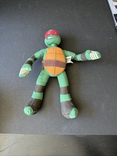 Raphael TMNT Nickelodeon Teenage Mutant Ninja Turtles Plush Stuffed Animal 12"