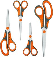 Scheren Set 4Er Weicher Griff Bastelscheren FüR Zuhause BüRo Schule