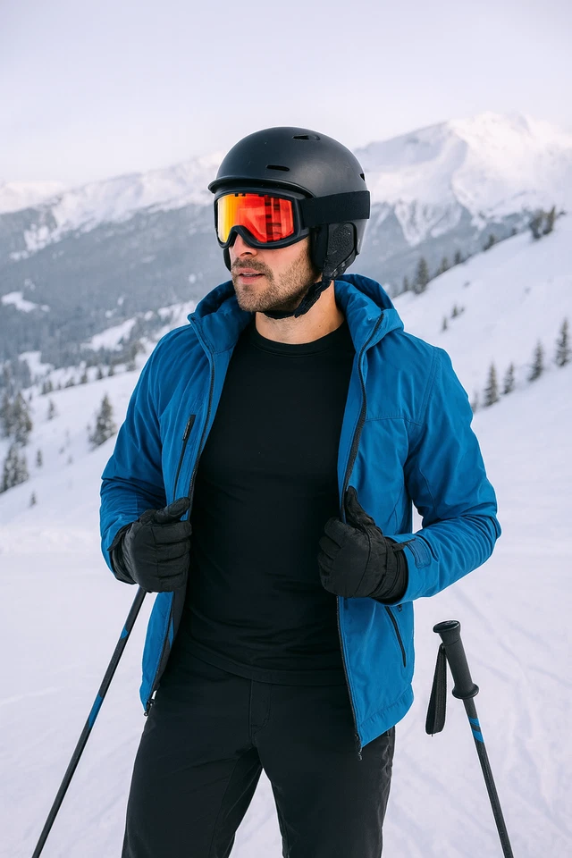 Maglia Termica Tecnica intima Uomo microforata Intima Sportiva Made in ITALY - Immagine 3 di 4