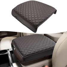 Fit 2009-2018 Dodge Ram Bucket Seat Console Lid Center Armrest Cover Pad Brown Fit 2009-2018 Dodge Ram Bucket Seat Console Lid Center Armrest Cover Pad Brown