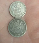 seated liberty dimes