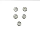 Mercury Dime 90% Silver - LOT OF FIVE (5)