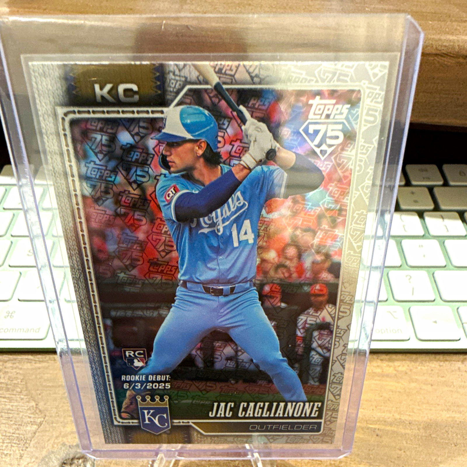 topps update series 2026 jac caglianone rookie kansas city royals #USA1 75th /75