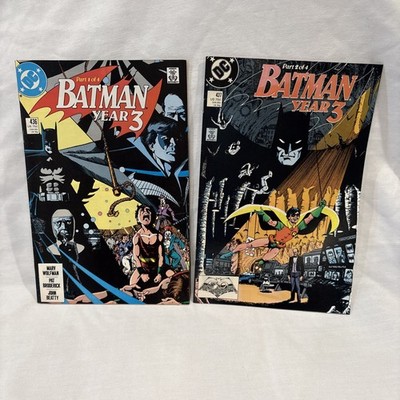 Batman #436 #437 Year 3 Part 1&2 of 4 1st Tim Drake DC Comics. VERY NICE !