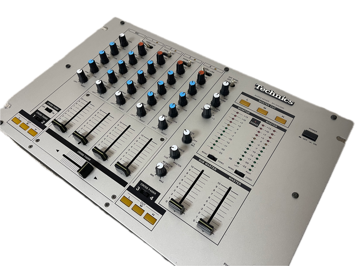 Technics テクニクス　SH-MX1200 Technics SH-MX1200 4-Channel DJ Audio Mixer Analog EQ Crossfader