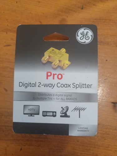 GE Pro Digital 2-way Coax Splitter 5-2500 MHz Coaxial Cable 33526 NEW in BOX NIB - Picture 3 of 3