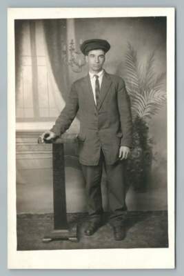 Albert Barnes Homely Devil Studio Photo Green Bay Wisconsin Rppc