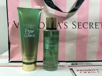 VICTORIA'S SECRET PEAR GLACE FRAGRANCE MIST & BODY LOTION LIMITED