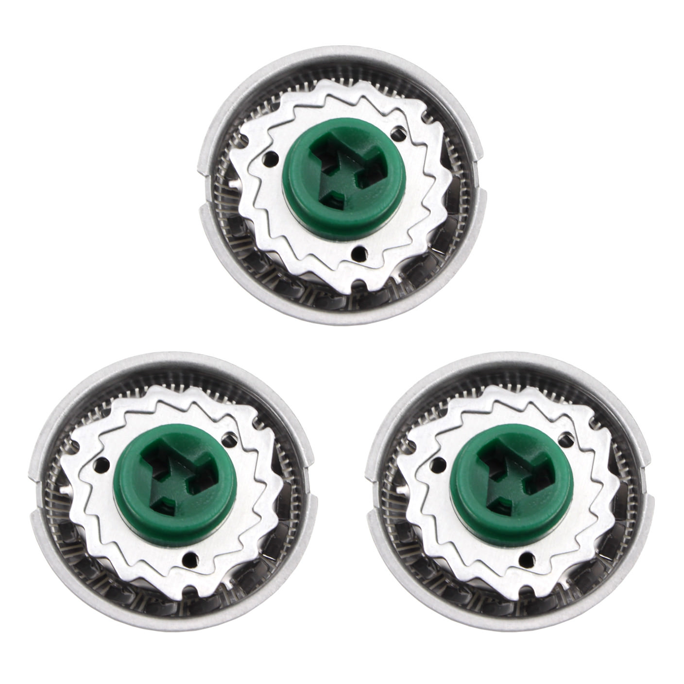 3 Têtes De Rasoir Pour Philips HQ Série - Acier Inox - Compatible HQ7360, HQ7390, Etc.