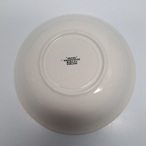 Antique W. R. Midwinter "Moyen" Burslem Polychrome Transferware Bowls SET of 6 - Picture 16 of 17