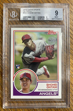 2018 TOPPS UPDATE 83' SHOHEI OHTANI #83-2 BGS MINT 9 ANGELS ROOKIE DODGERS MVP