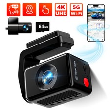 REDTIGER A4 5.8GHz WiFi Dash Cam 4K Front and Rear Dash Camera ,2" Touch Screen