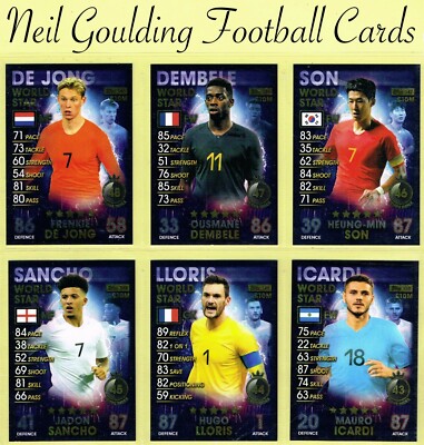 Topps MATCH ATTAX 101 2018-2019   WELTSTAR   Fußballkarten #92 bis 182