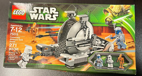 Lego Star Wars 75015 Corporate Alliance Tank Droid Jango Fett Desert Battle 2013