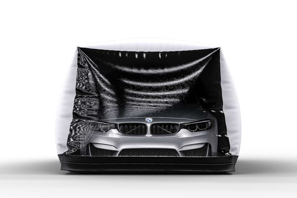IN THE GARAGE Outdoor Car Cover - Inflatable Car Cover Outdoor, Protects From Hail - Foto 11