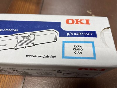Genuine OKI Okidata MPS2731mc P/N 44973567 Toner Cartridge Cyan