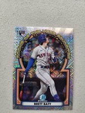 2023 Bowman #ROYF-3 Brett Baty Mega Box Mojo Refractors RC Rookie NM