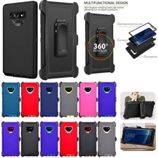 For Samsung Galaxy Note 9 Note 8 S10 Plus S9 Case Clip Holster Shockproof Cover