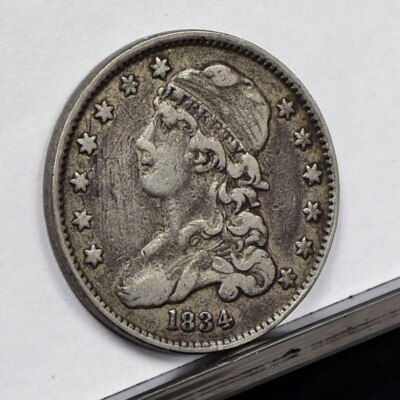 1834 Bust Quarter - XF Details, Damaged (#57504-L) | eBay
