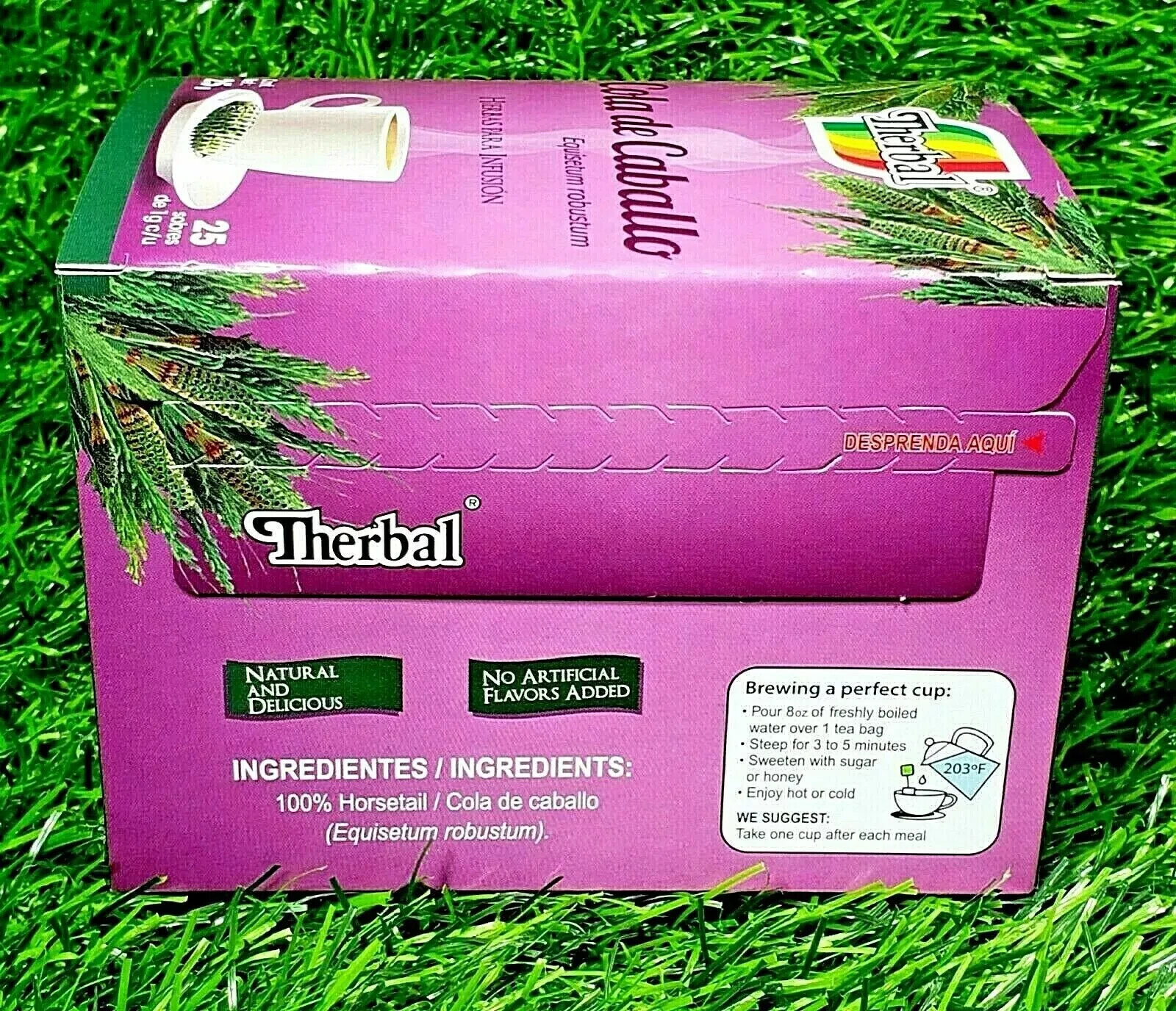 (3) TE COLA DE CABALLO ✅ Therbal HORSE TAIL TEA 75 Bags 1 grs each Free Shipping