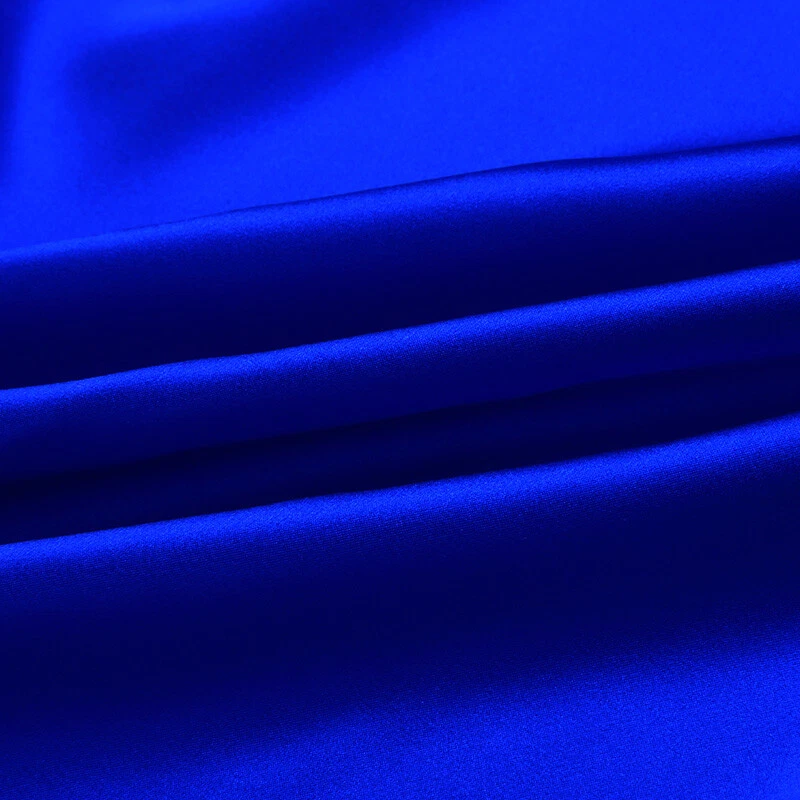 Royal Blue 100% Pure Mulberry Silk Fabric by the Yard 44" width 19 mm 6A Grade - Image 4 of 4