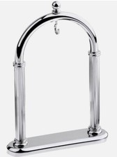 Pocket Watch Display Stand Full Arch Chrome Metal Holder for Pocket Watches