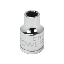 Powerbuilt 3/8 Inch Drive x 7 MM 12 Point Shallow Socket - 641012