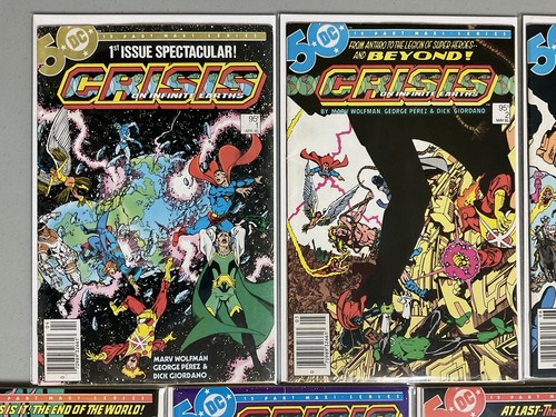 🔥DC Keys🔥Crisis Infinite Earths #1 2 3 4 5 6 7 NS CPV (1985)🔥VF+(8.0-9.0)🔥 - Picture 2 of 5