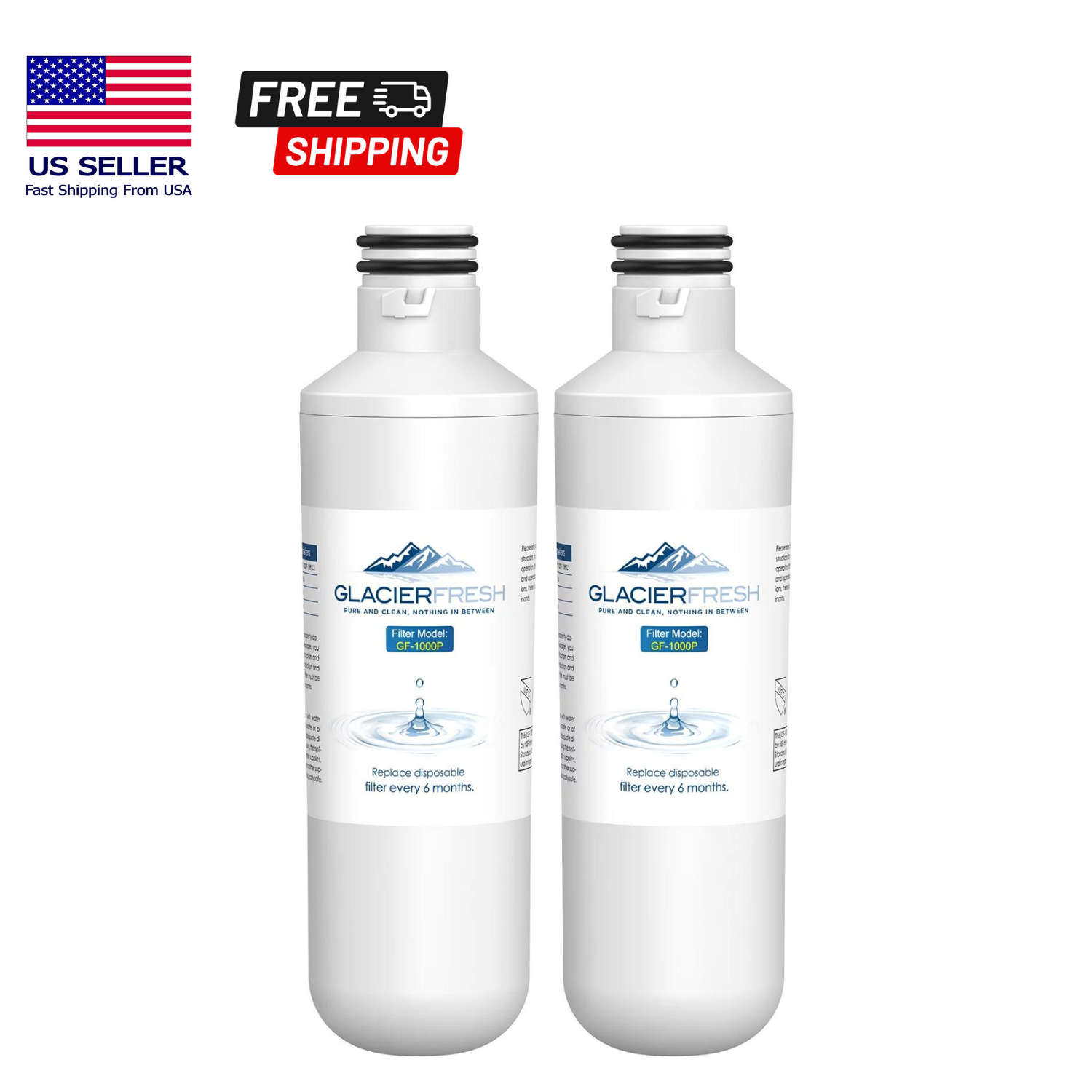 LT1000P/PC/PCS Refrigerator Replacement Water Filter Lot of 2 For LG eBay