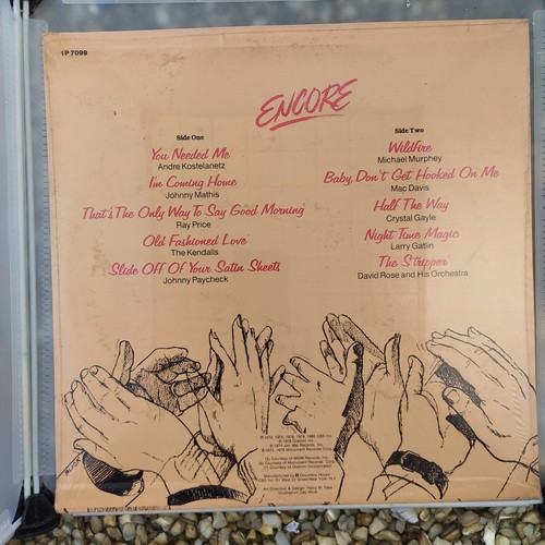Compilation, Encore, Columbia House Records, Vinyl LP, VG+ - Picture 2 of 2
