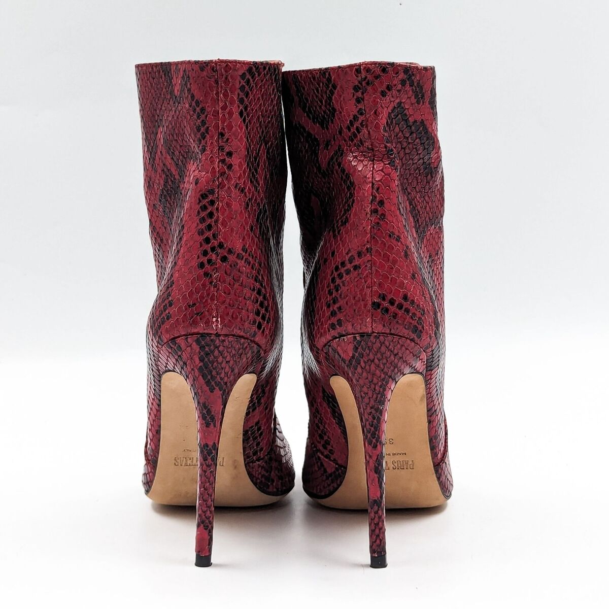 ブーツその他 PARIS TEXAS BOOTS (PX1276XCOV3 ROUGENOIR) ミドルブーツ PARIS TEXAS Women Boots PX1276XCOV3 ROUGENOIR