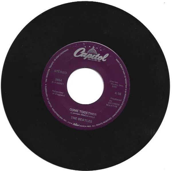 Beatles - Something / Come Together Stereo 7" 45 RPM Single - Image 4 of 4