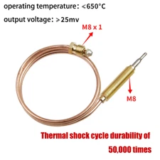 Universal Gas Thermocouple 24" For Gas Stove Grill Fire Pit Fireplace Furnace