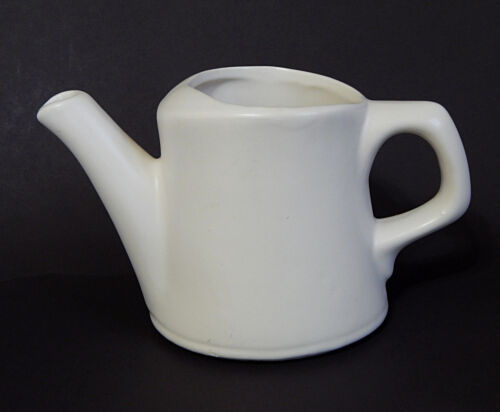 Vintage McCoy Pottery 721 Windmill Watering Can Planter Small Pitcher Blue White - Picture 2 of 10