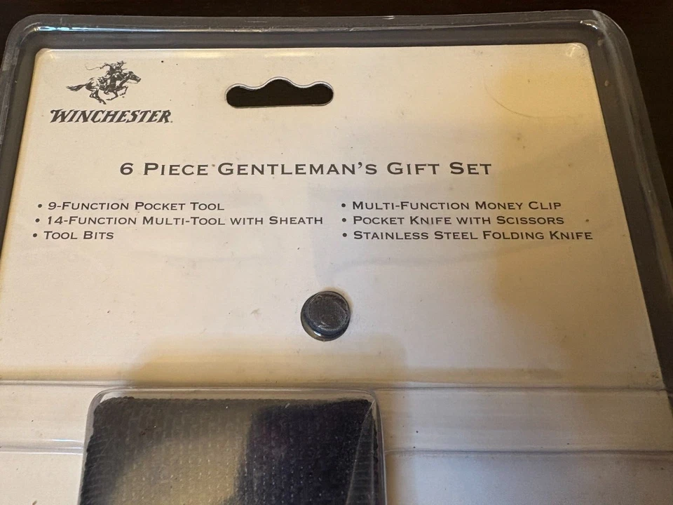 Winchester Juego de Regalo para Caballeros 6 Piezas Multi Herramienta NUEVO EN PAQUETE Foto 3 de 4