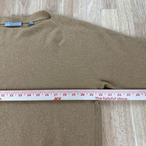 Vince Cashmere Long Sleeves Gold Tan Women's Sweater Size Large - Picture 10 of 14