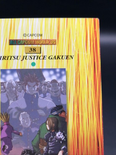Justice Gakuen ALL CAPCOM WORLD '98 TCG Card Dass BANDAI JAPAN 1998 No.38 - Picture 11 of 12