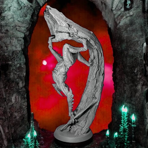 Vampire Bat Miniature DnD RPG Gothic Fantasy Tabletop (LARGE) 2.75in - 第 5/6 張圖片