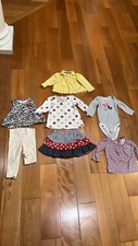 Lot Of Girls Clothes, 7 Pieces, Tops, Pants, Skirt, Jacket, Size 18 Month